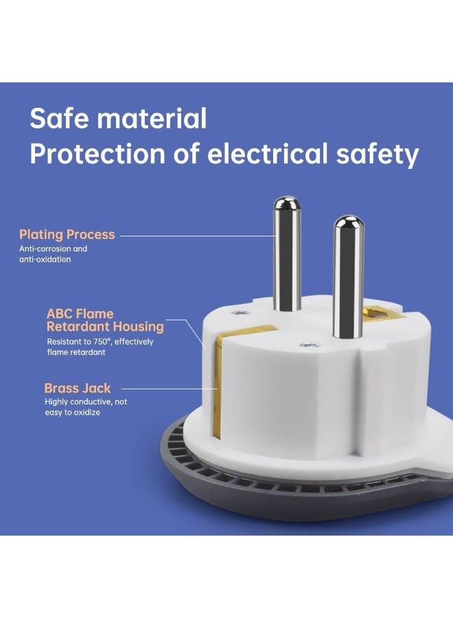 Home Care محول قابس، الإمارات، الولايات المتحدة، الاتحاد الأوروبي، المملكة المتحدة، أستراليا، الصين إلى قابس السعودية/الاتحاد الأوروبي/ألمانيا، محول سفر، محول قابس عالمي للسفر لرحلات العمل، العطلات، الفنادق، المطارات للهواتف المحمولة، اللابتوب 1-قطعة - Image 4