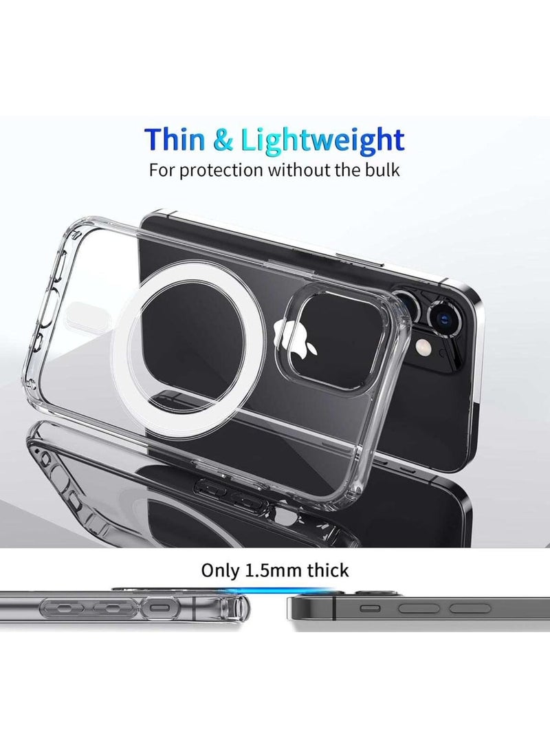 Raxoom Iphone 15 Pro Max Clear Case Magsafe Compatible Shockproof - Image 4