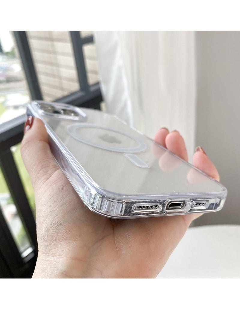 Raxoom Iphone 15 Pro Max Clear Case Magsafe Compatible Shockproof - Image 3