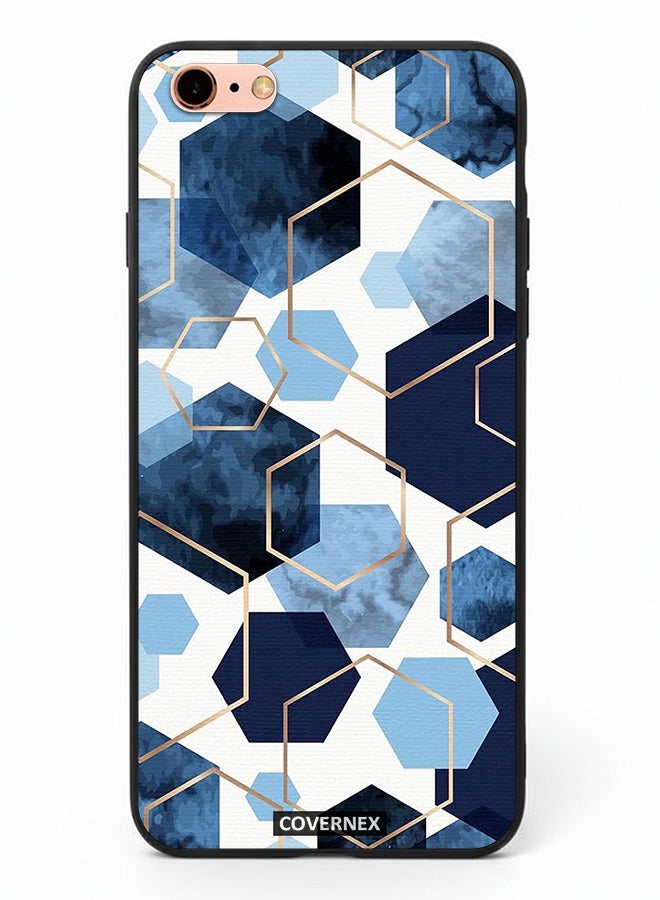 Covernex Apple iPhone 6 Plus Protective Case Cover Printed Featuring Hexagon Mosaic A Geometric Pattern - Image 2