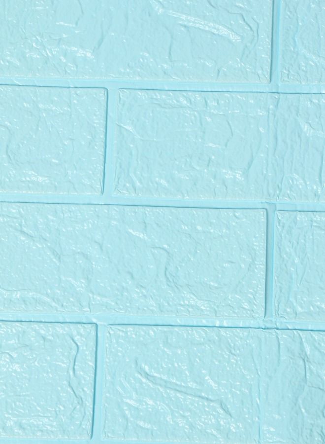 JSAITOYS 5-Piece 3D Brick Wall Stickers Waterproof Wallpaper Decor Foam for Kids Living Room DIY Background  - Image 3