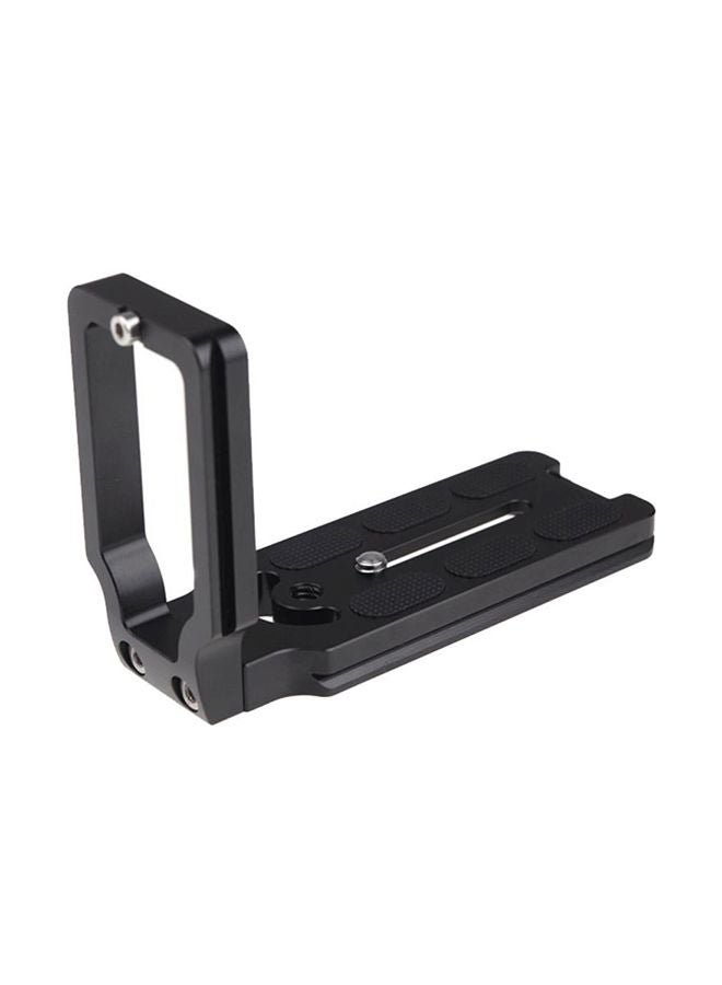 MPU100 Universal Quick Release L Plate Bracket Black/Silver - Image 1