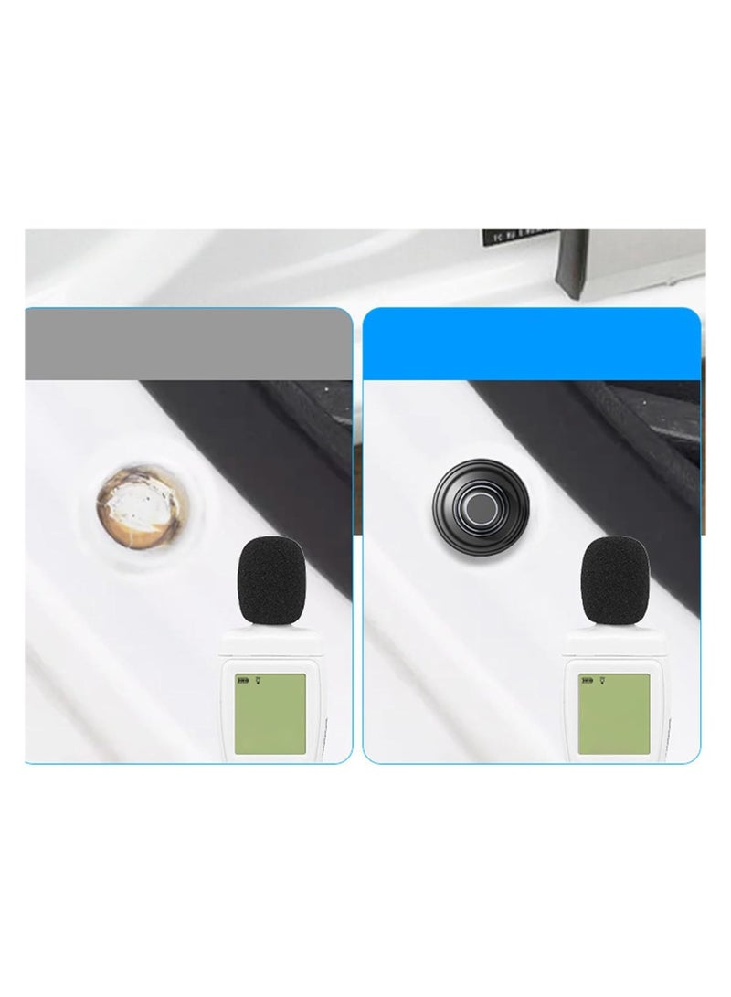 CMGTYYD. 4 بوابات PcsCar لتخفيف الاهتزاز - لوحة حماية الباب السيليكون مع مصباح LED | توقف الطوارئ الباب ، لوحة حماية الصدمات سهلة التركيب ، دون حفر ، تنوع عالمي مناسب للشاحنات و SUV - Image 4