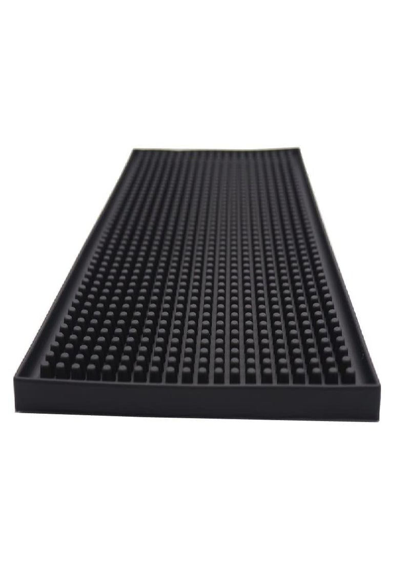 NJ NJ Dawars Barmat, Bar Mat, Non-Slip Drink Cocktail Mixing Service PVC Rubber Drip Spill Mat, Bar Runners, Professional Bartender's Essential for Industrial and Home Kitchen Counter: 1 Pc.  - Image 3