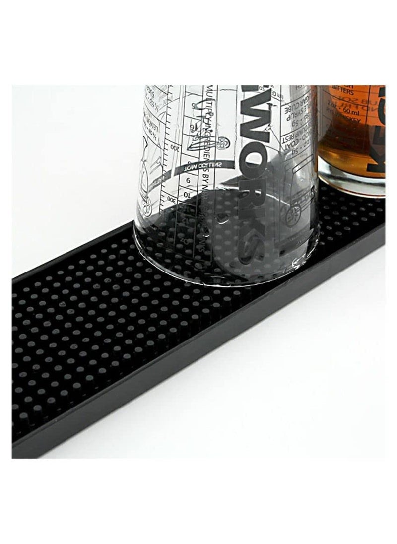 NJ NJ Dawars Barmat, Bar Mat, Non-Slip Drink Cocktail Mixing Service PVC Rubber Drip Spill Mat, Bar Runners, Professional Bartender's Essential for Industrial and Home Kitchen Counter: 1 Pc.  - Image 4