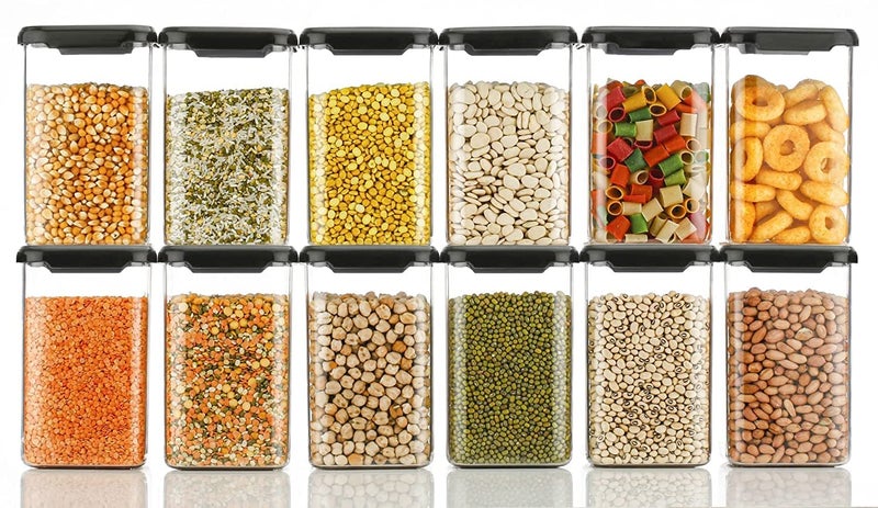 Sixfire AirTight Kitchen Storage Container Set Kitchen containers set Kitchen Accessories Items For Storage Organizer fridge snacks coffee storage container Pack 61100 ml - Image 4