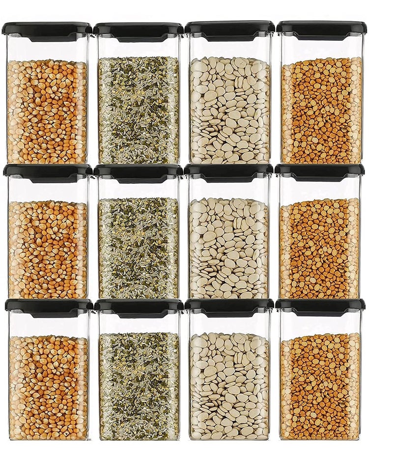 Sixfire AirTight Kitchen Storage Container Set Kitchen containers set Kitchen Accessories Items For Storage Organizer fridge snacks coffee storage container Pack 61100 ml - Image 1