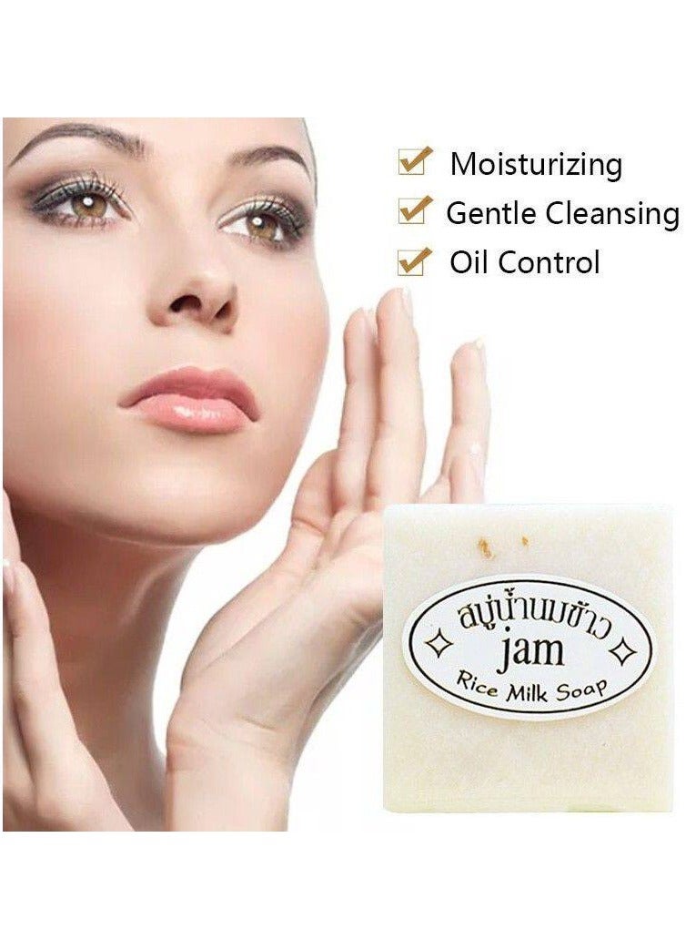 JAM Thai Rice Soap 65g Original 3pcs - Image 2