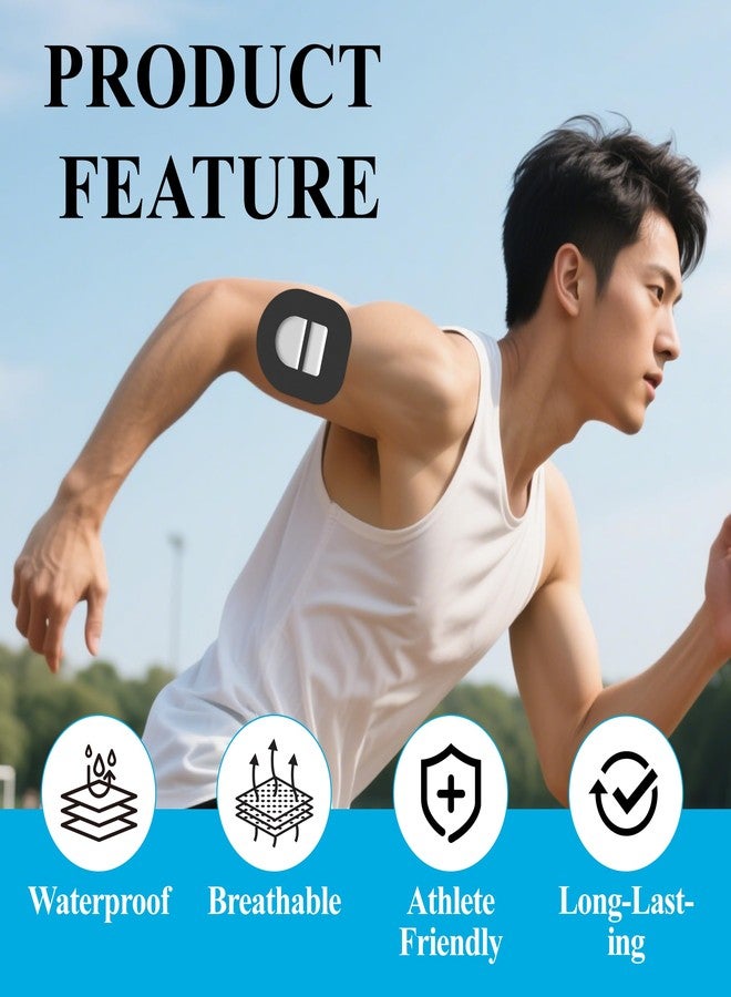 Nepia Omnipod 5 Overpatches 30-Pack Black, Waterproof Sweatproof Patches, Long-Lasting 14-Day Adhesion, Hypoallergenic Latex-Free for Sensitive Skin - Image 4