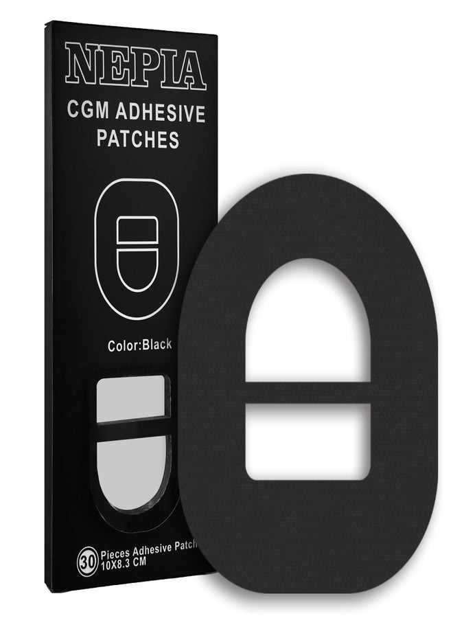 Nepia Omnipod 5 Overpatches 30-Pack Black, Waterproof Sweatproof Patches, Long-Lasting 14-Day Adhesion, Hypoallergenic Latex-Free for Sensitive Skin - Image 1