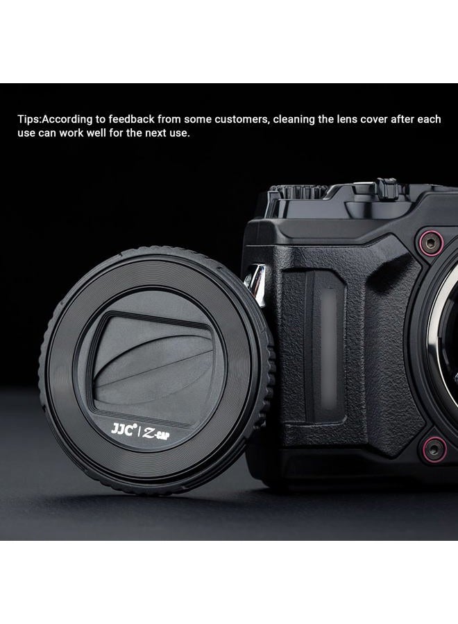 JJC Lens Protector Cover for Olympus TG-7 TG-6 TG-5 TG-4 TG-3 TG-2 and TG-1 Camera, Rotating Lens Cap, Replaces Olympus LB-T01 Lens Barrier - Image 4