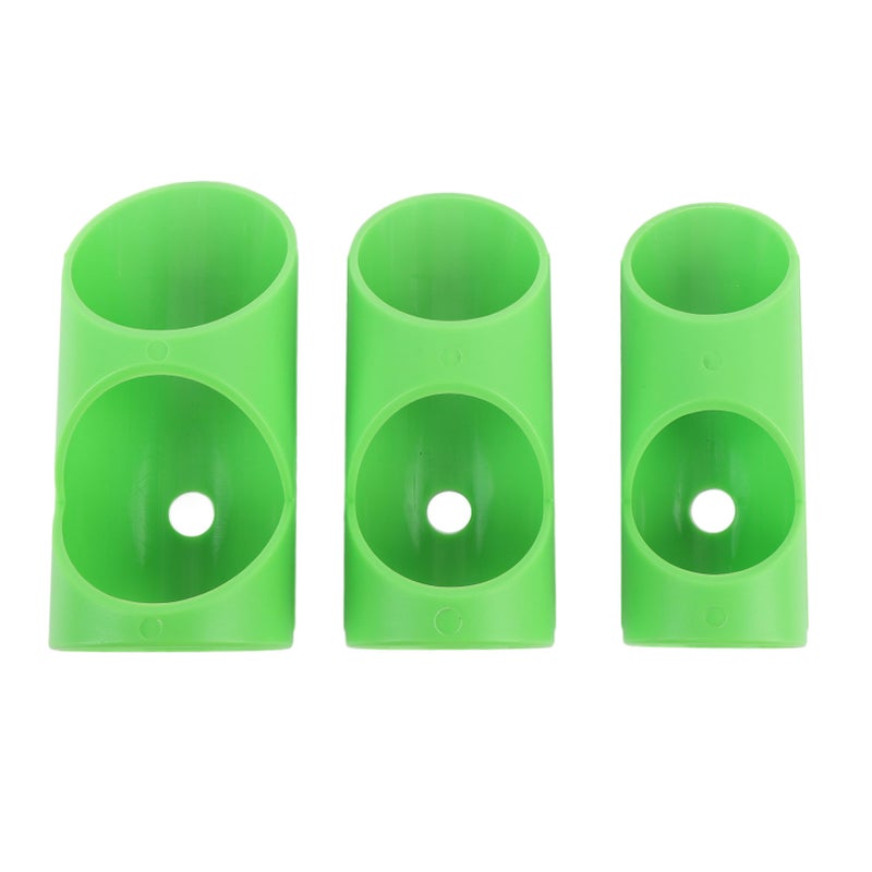 3PCS Foam Pipe Cutter Tool ABS Pipe Insulation Cutting Guide Fixture Precise Alignment for Home Industry Green - Image 1
