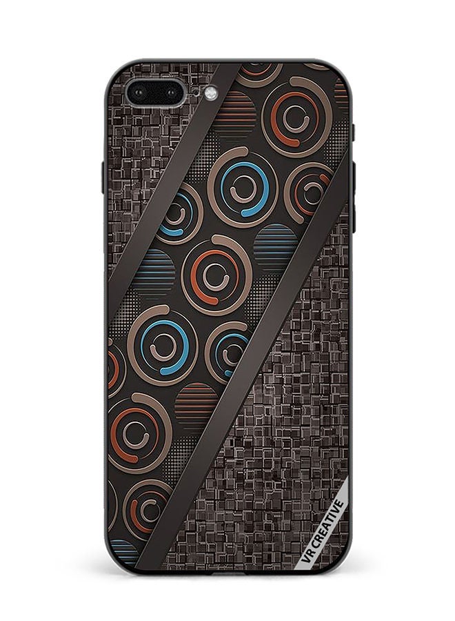 VR CREATIVE Protective Case Cover For Apple iPhone 7 Plus/8 Plus Abstract Design Multicolour - Image 1