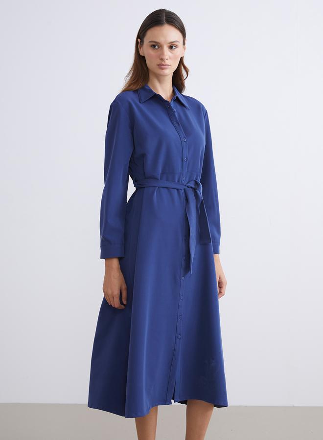 LC WAIKIKI Belted Shirt Dress - Image 1