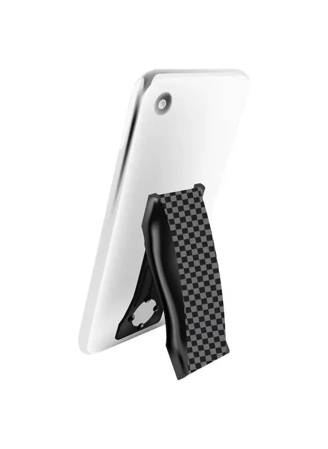 Lovehandle Pro Phone Grip - Checkered Grey  - Image 2