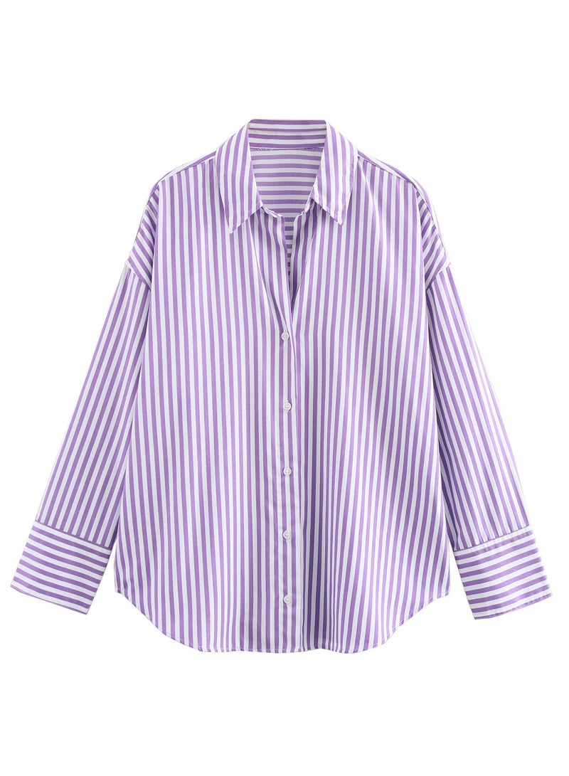 Shougu New Women's Fashion Casual Texture Shirt - Image 1
