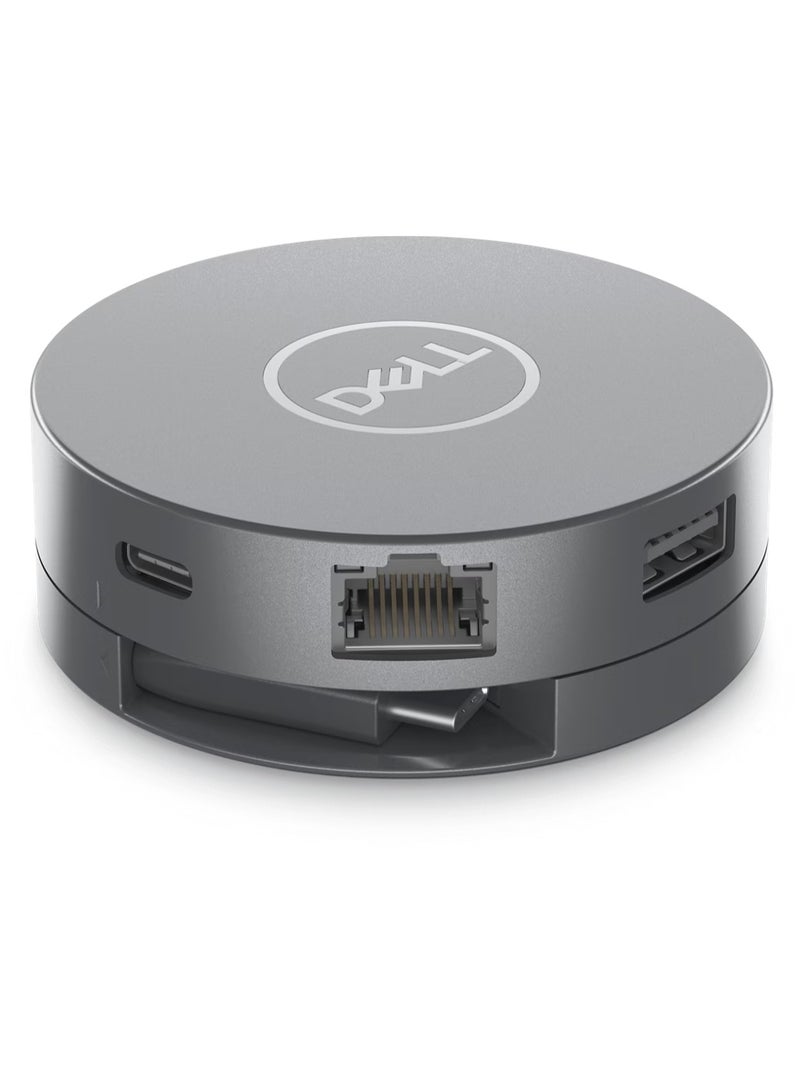 DELL 6-in-1 USB-C Multiport Adapter - DA305 silver - Image 1