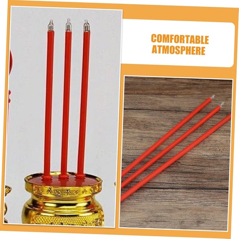 15 قطعة من أعواد البخور الكهربائية المكونات الخاصة بموقد البخور للتوصيل بالكهرباء لتزيين المنزل لوازم المذبح - Image 4