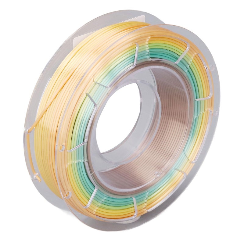 Silk Shiny Fast Color Gradient Multicolored PLA Filament 200g Bundle 175mm For 3D Printing Art Crafts - Image 5