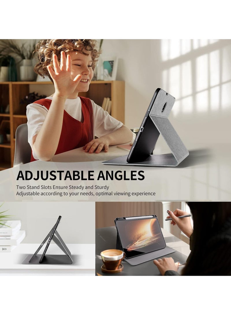 Case Compatible with OnePlus Pad Go 11.35 Inch,Commercial Deer Head Embossed Tablet Shell,Multi-angle Stand,with Pen Slot,Auto Sleep/Wake Function - Image 3