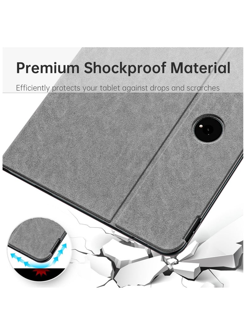 Case Compatible with OnePlus Pad Go 11.35 Inch,Commercial Deer Head Embossed Tablet Shell,Multi-angle Stand,with Pen Slot,Auto Sleep/Wake Function - Image 5