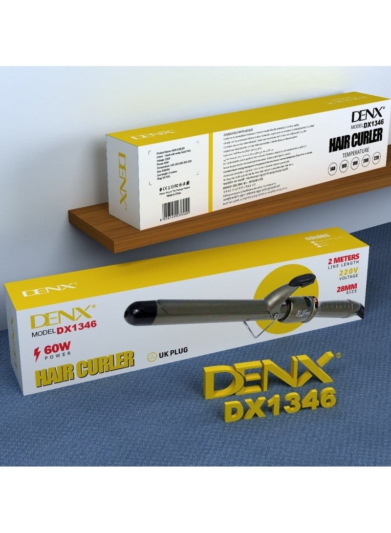 DENX DX1346 5-Temperature Hair Curler and Styler - Image 2