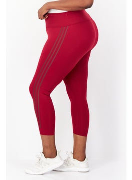 Women Plus Size High Rise Training Leggings, Maroon - pzsku/Z25B714EC78AEE93D552FZ/45/_/1737900576/e831014d-e1b4-4f10-986a-32fd647e1429