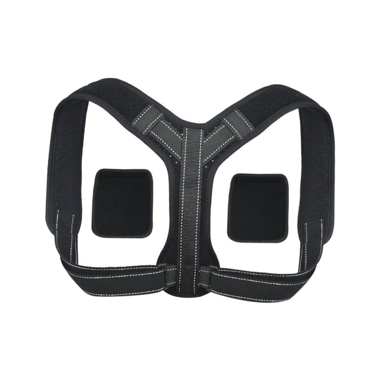 Adjustable Upper Back Brace Posture Corrector for Hunchback Comfort Support Long Term Use - Image 2