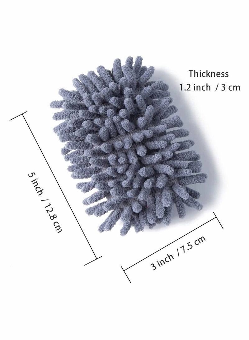 4-Pack Washable Microfiber Shag Whiteboard Erasers, Easy Clean for Classroom, Office and Home Use, Ideal Teacher Supplies for Markers - Image 5