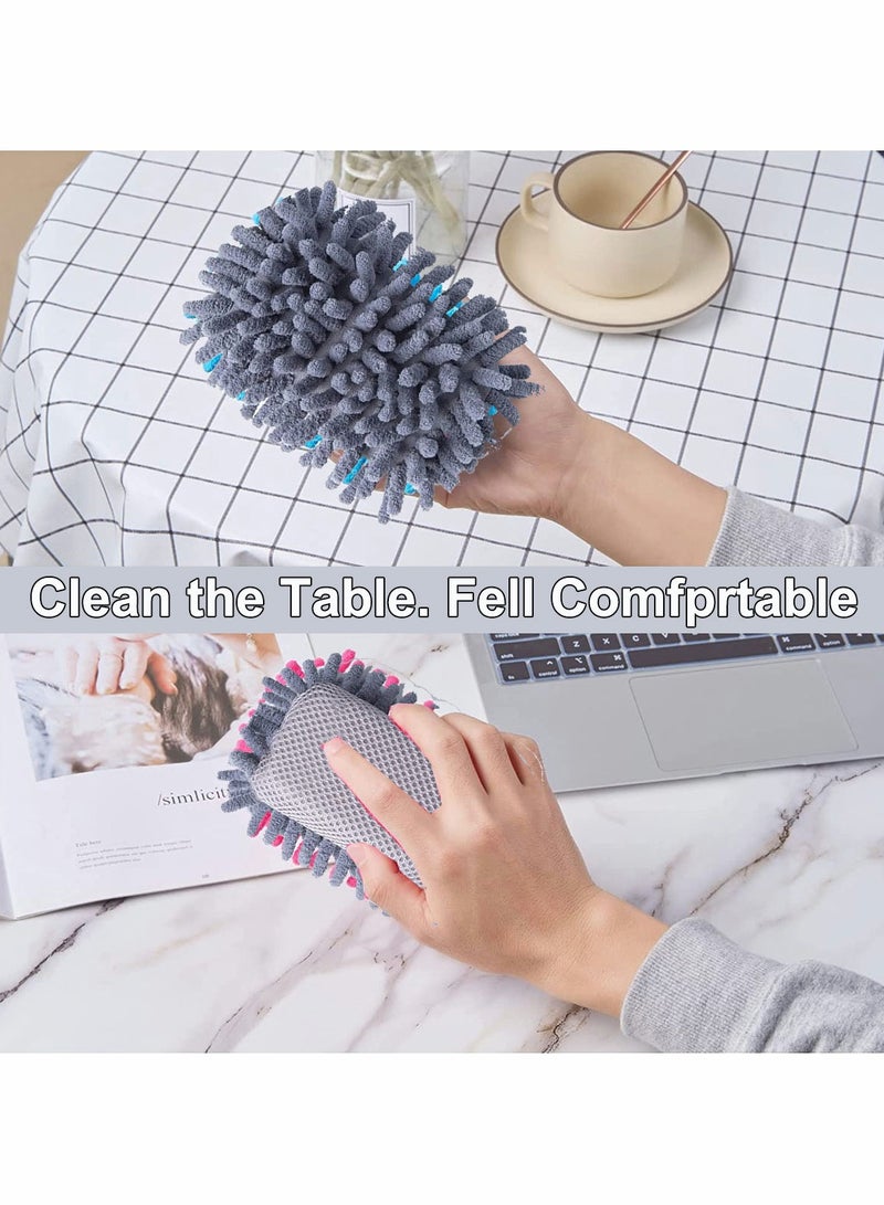 4-Pack Washable Microfiber Shag Whiteboard Erasers, Easy Clean for Classroom, Office and Home Use, Ideal Teacher Supplies for Markers - Image 4