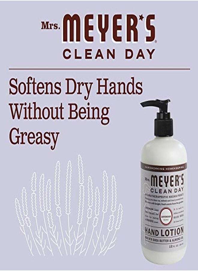 Mrs. Meyer's Clean Day Hand Lotion For Dry Hands, Nongreasy Moisturizer Made With Essential Oils, Cruelty Free Formula, Lavender Scent, 12 Oz  - Image 5