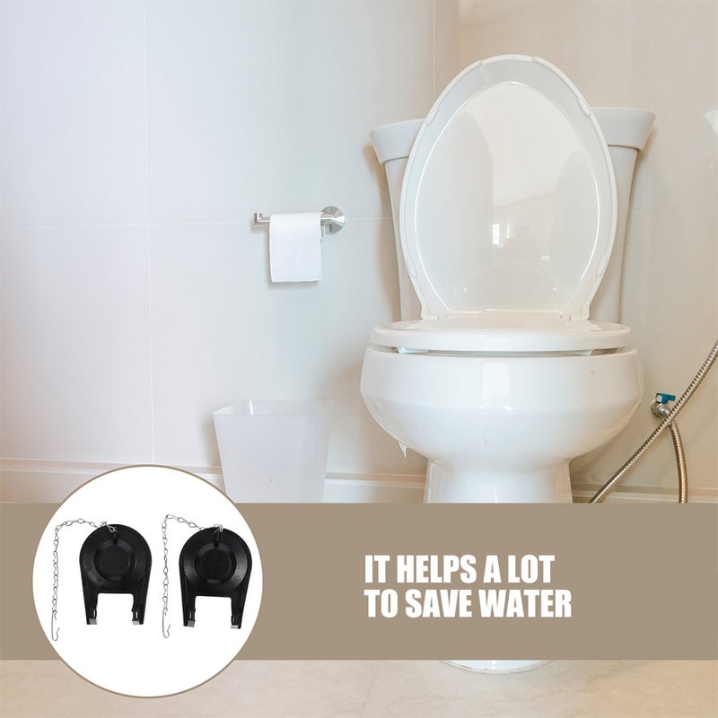 🚽 عدة استبدال فلابر متينة مع سلسلة لخزان المرحاض تصميم أنيق موفر للمياه - Image 4