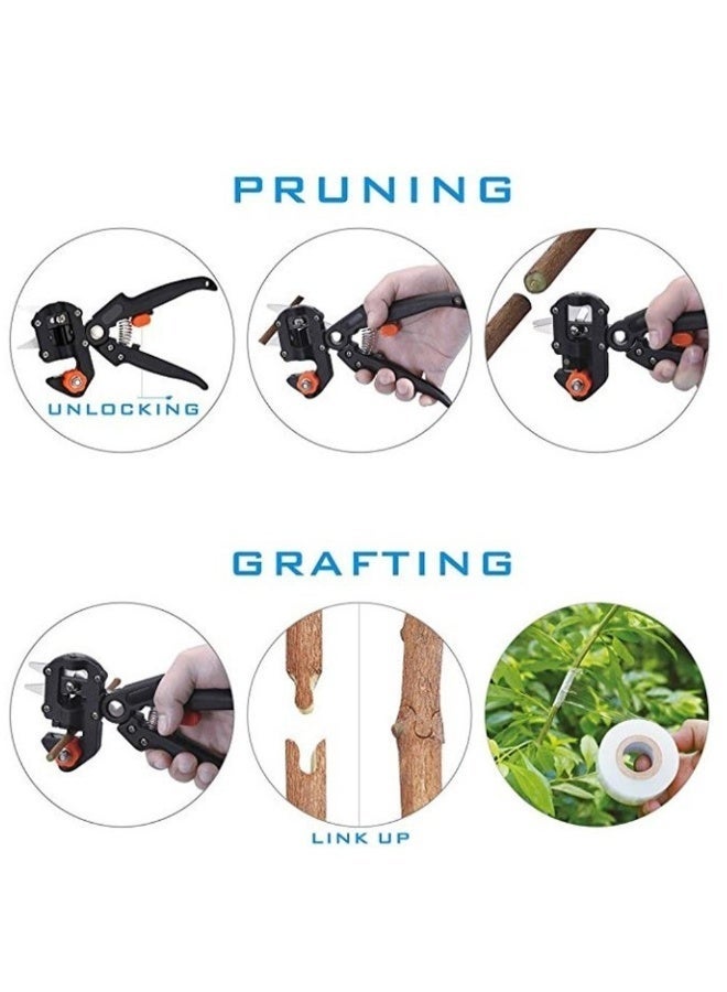 نيبمينينت Household Garden Grafting Tool Set Black/White/Yellow 300 x 200 50mm  - Image 3