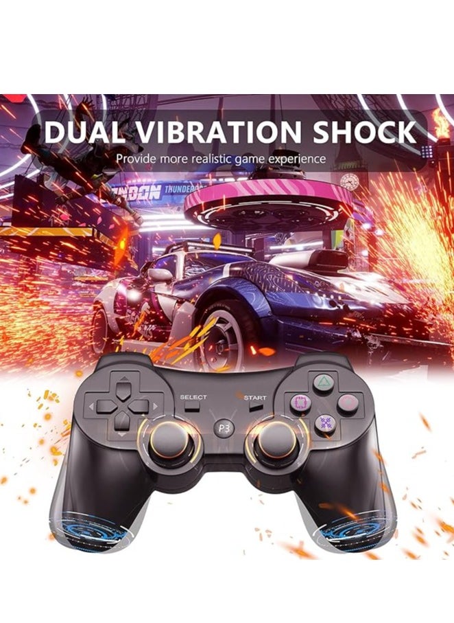 Generic - Wireless Controller Compatible with PS 3, Bluetooth 4.0 Joystick, Double Shock Vibration Joystick Rechargeable Gamepad, for PS3 USB PC Controller... - Image 1