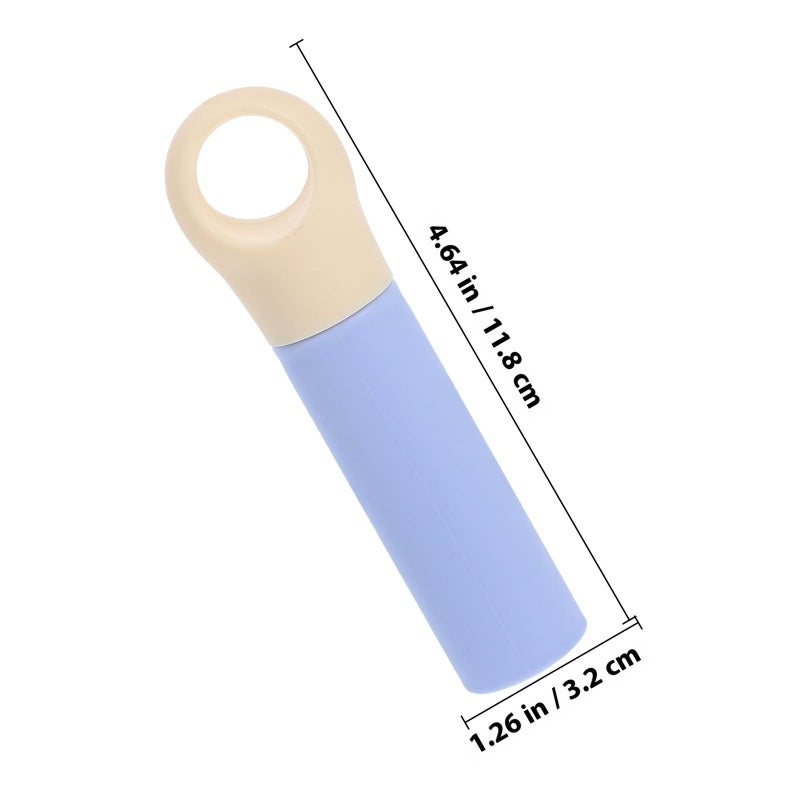Light Blue Replacement End Caps For 22mm Broom Mop Handle 3 Pack - Image 3