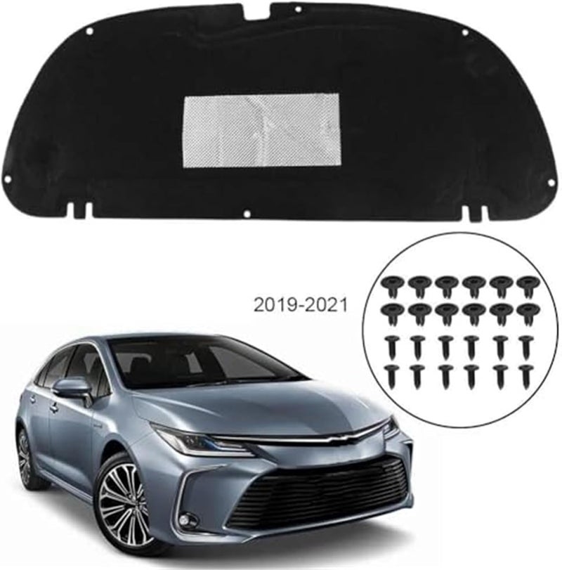 DEMULAX Car Front Hood Insulation Pad for Toyota Corolla 2019-2020 - Image 3