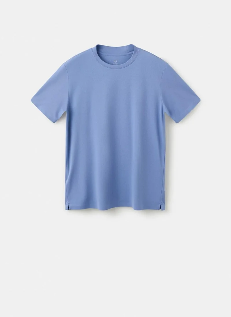 Mango Man  Slim fit comfort stretch Coolmax ® T-shirt for Men | Best Price UAE
