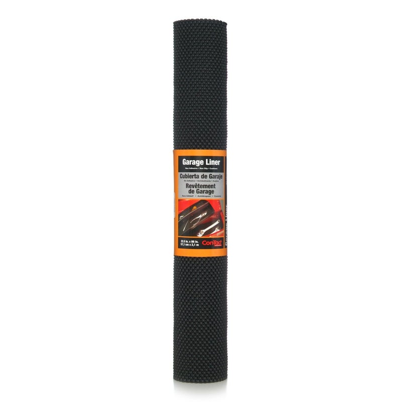 ConTact Brand Industrial Grip Premium Shelf Liner NonAdhesive and NonSlip Drawer Liner HeavyDuty Waterproof EasytoClean 86 x 22 Black