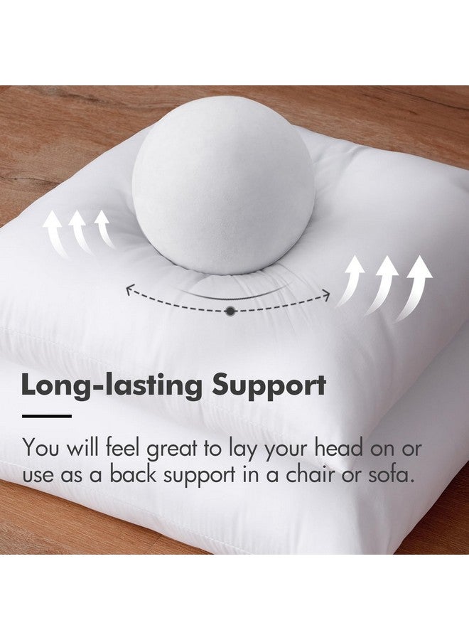 MIULEE Set of 2 Throw Pillow Inserts Premium Pillow Stuffer Rectangle Form for Decorative Cushion Bed Couch Sofa 12x20 Inch - Image 4