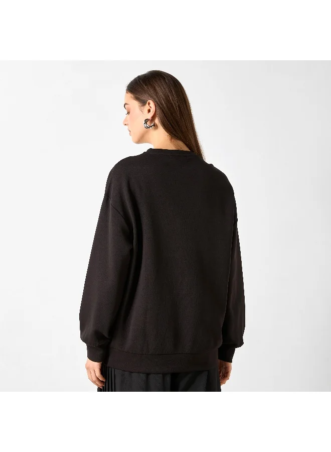 2Xtremz 2Xtremz Zip Detail Sweatshirt with Long Sleeves