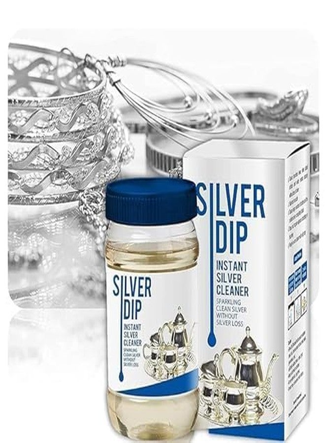 Dustex Silver Dip Cleaner liquid Cleaner Instant Sparkling Clean Silver Without Sliver Loss Silver Dip Fast-Acting Silver For Home Use (1PCS) - Image 5