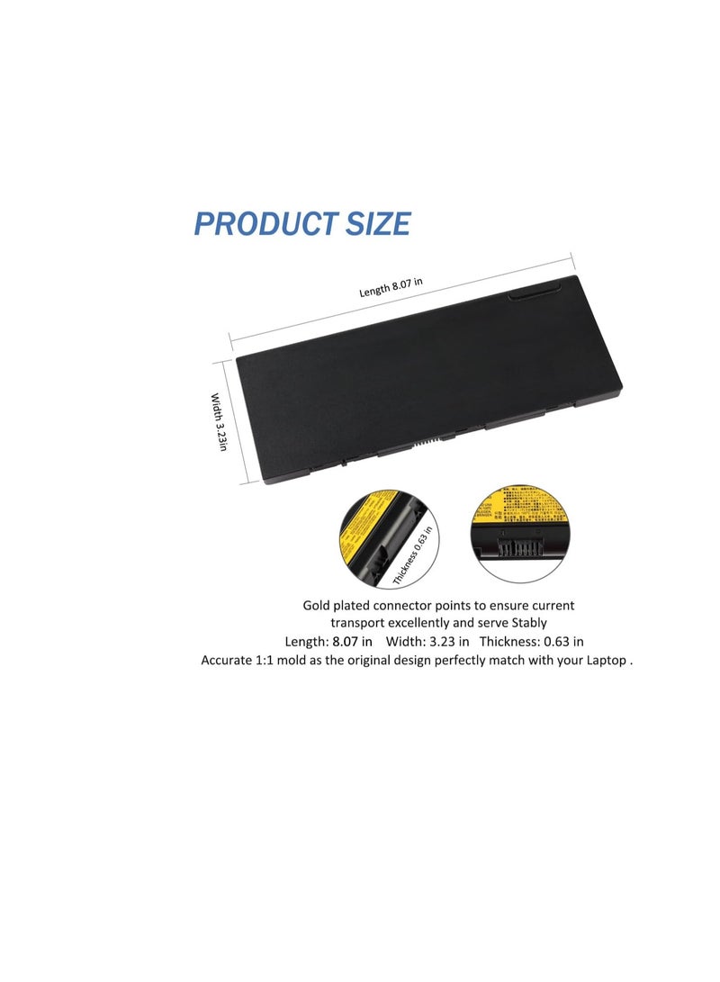 Terabyte Laptop Battery for Lenovo Thinkpad P50 P51 P52 00NY490 00NY491 00NY492 SB10H45075 SB10H45076 SB10H45077 SB10H45078 90Wh, 01AV477 - Image 4