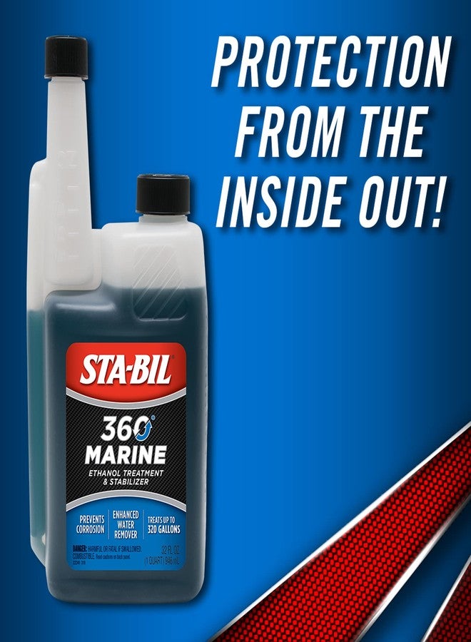 STA-BIL Marine Fuel System Treatment | Full Fuel System Cleaner, Fuel Injector Cleaner | Fuel Additive for Boats & Watercrafts, In-Season Cleaning & Protection 32 Fl. Oz. - Image 5
