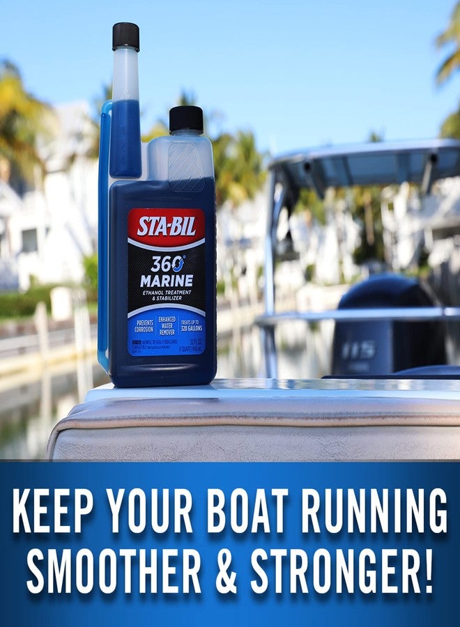 STA-BIL Marine Fuel System Treatment | Full Fuel System Cleaner, Fuel Injector Cleaner | Fuel Additive for Boats & Watercrafts, In-Season Cleaning & Protection 32 Fl. Oz. - Image 4