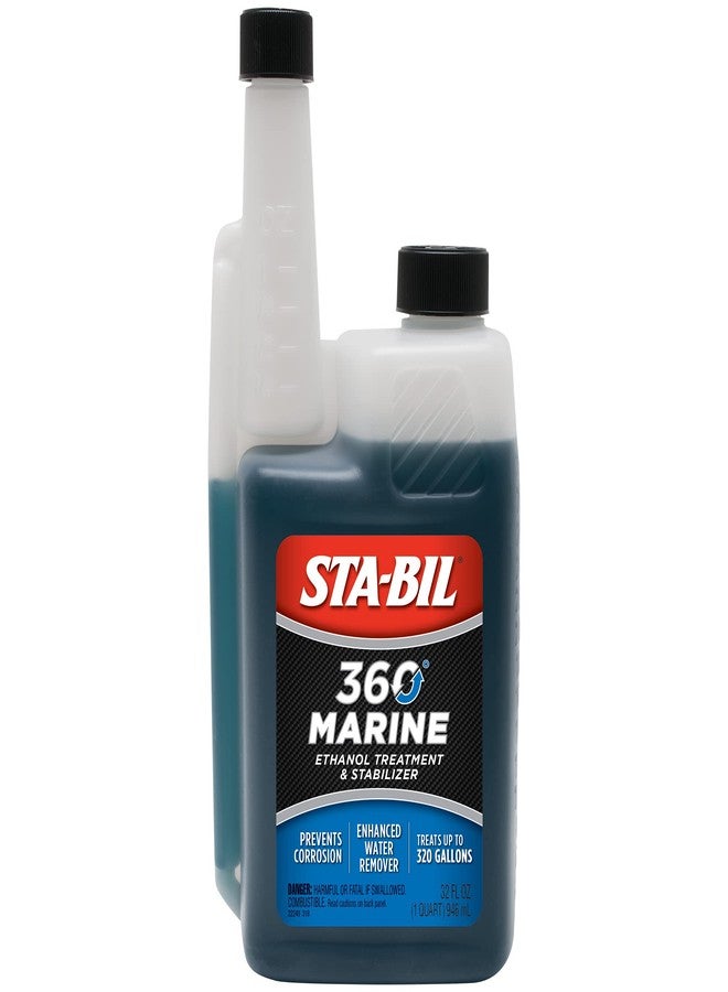 STA-BIL Marine Fuel System Treatment | Full Fuel System Cleaner, Fuel Injector Cleaner | Fuel Additive for Boats & Watercrafts, In-Season Cleaning & Protection 32 Fl. Oz. - Image 1