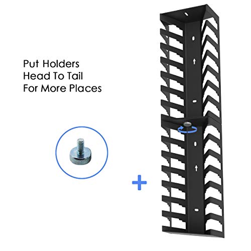 Monzlteck Video Game Case Storage Wall Mount for PS4, Xbox One, Xbox 360, Metal, Holds 14 Disc Boxes - Image 4