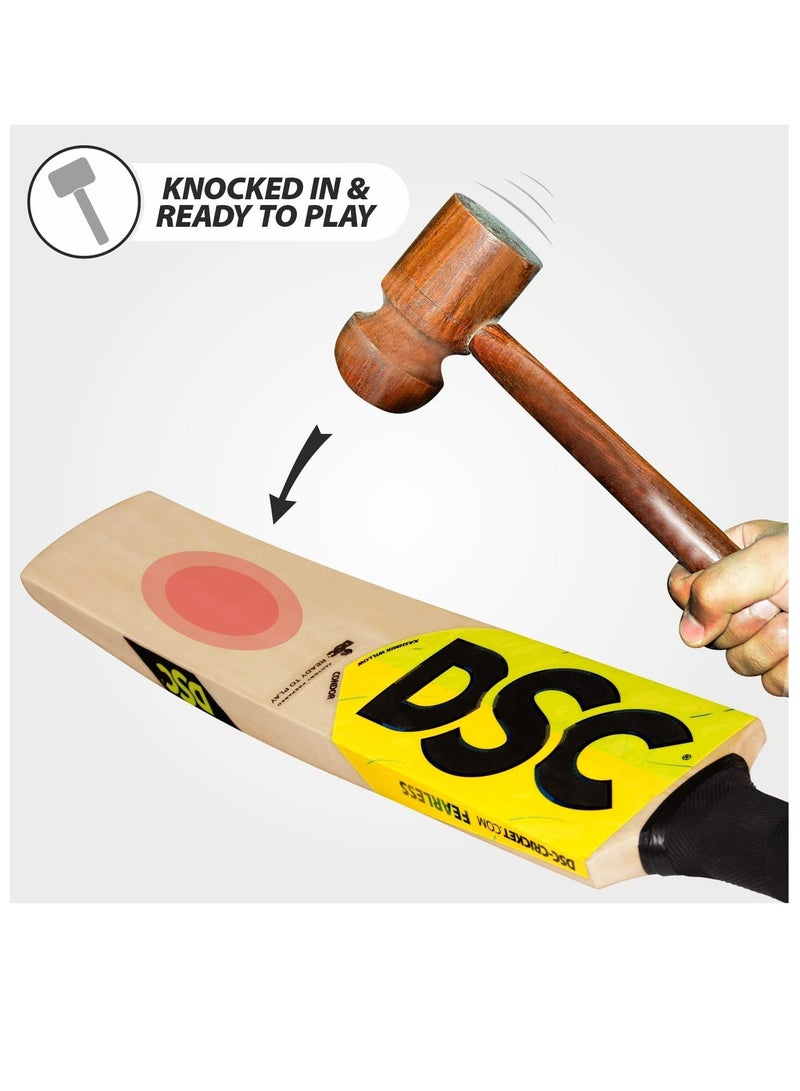 DSC Condor Scud Cricket Bat | Unisex |Size: 6 | Material: Kashmir Willow | Light Weight | Free Cover | Ready to Play | For Intermediate Player | Ideal For Leather Ball - Image 4