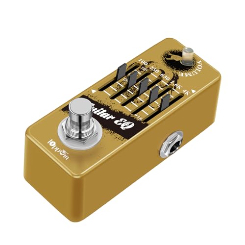 IOppWin Guitar Pedals, 5-Band Guitar Graphic Equalizer Pedal with Master Level Control - True Bypass & Metal Shell - Image 1