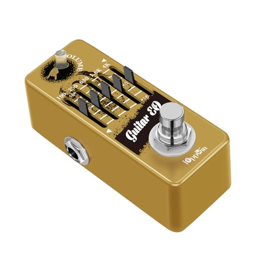 IOppWin Guitar Pedals, 5-Band Guitar Graphic Equalizer Pedal with Master Level Control - True Bypass & Metal Shell - Image 3