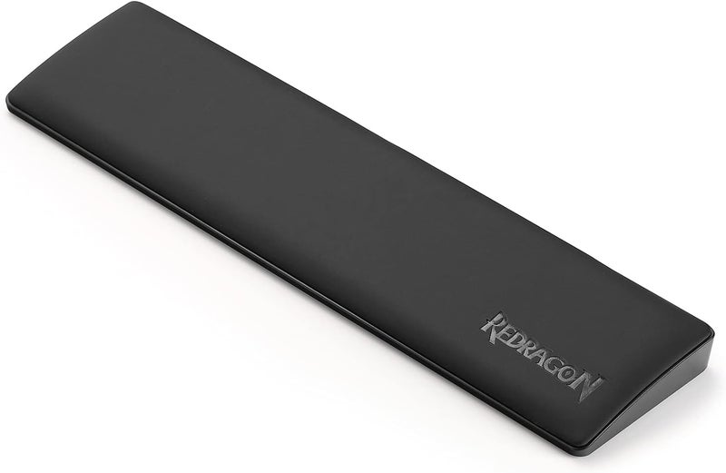 REDRAGON P035 Meteor S Computer Keyboard Wrist Rest Pad, Ergonomic Soft Memory Foam Wrist Rest W/Anti-Slip Rubber Base, 60% 61 Keys Compact Size 11.38 X 2.87 In, 0.78 Inch (20Mm) Height, Black - Image 1